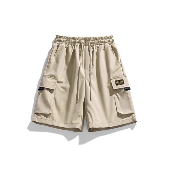 Herren Cargo-Shorts mit elastischem Bund und praktischen Taschen