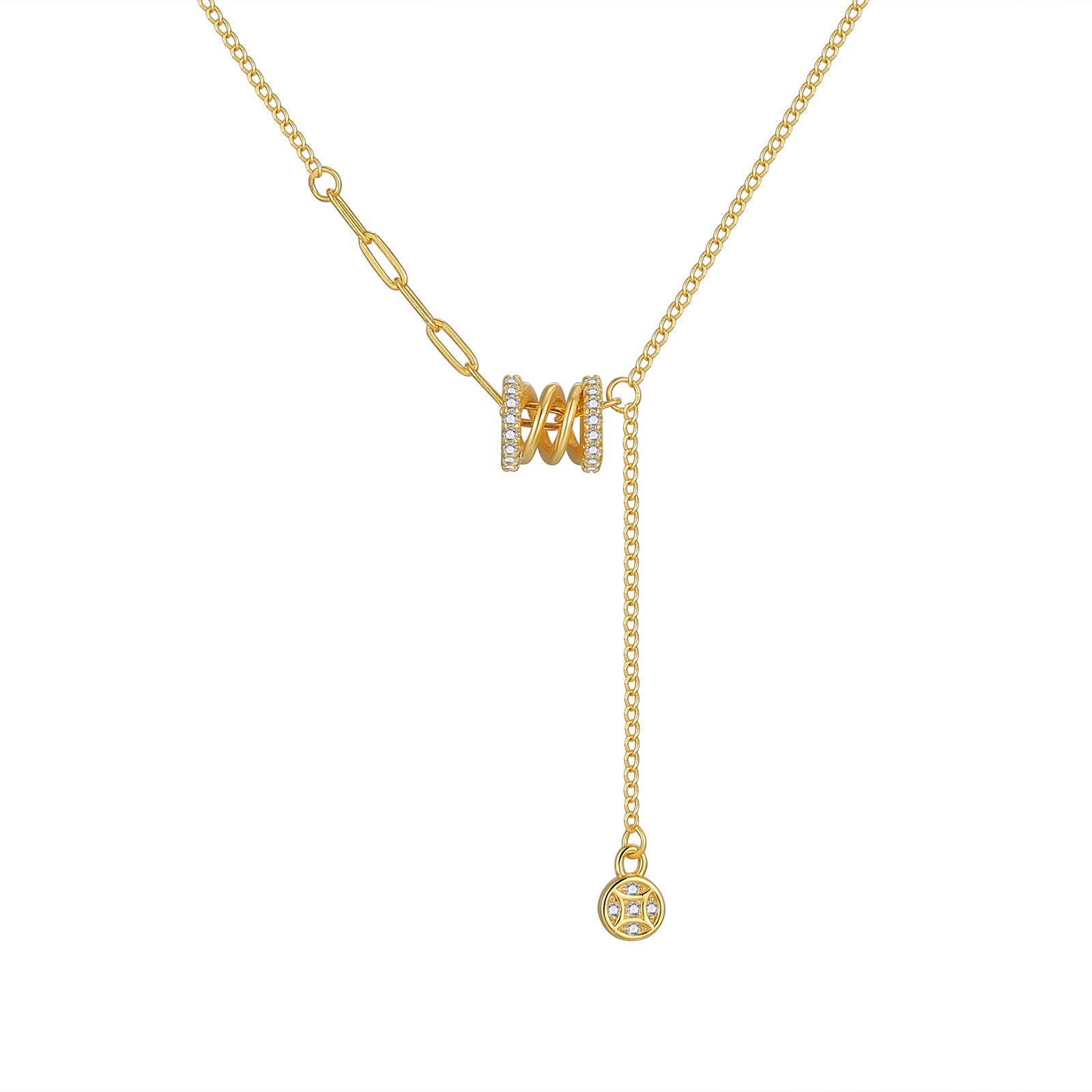 Damen Schmuckstück mit modernem Design und funkelnden Zirkonia Shop Nory