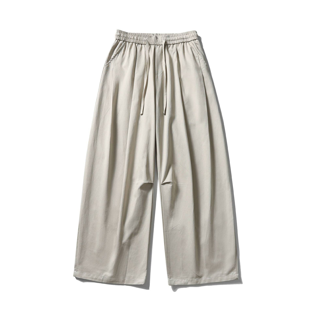 Damen Weite Culotte-Hose mit hohem elastischem Bund und Kordelzug Shop Nory
