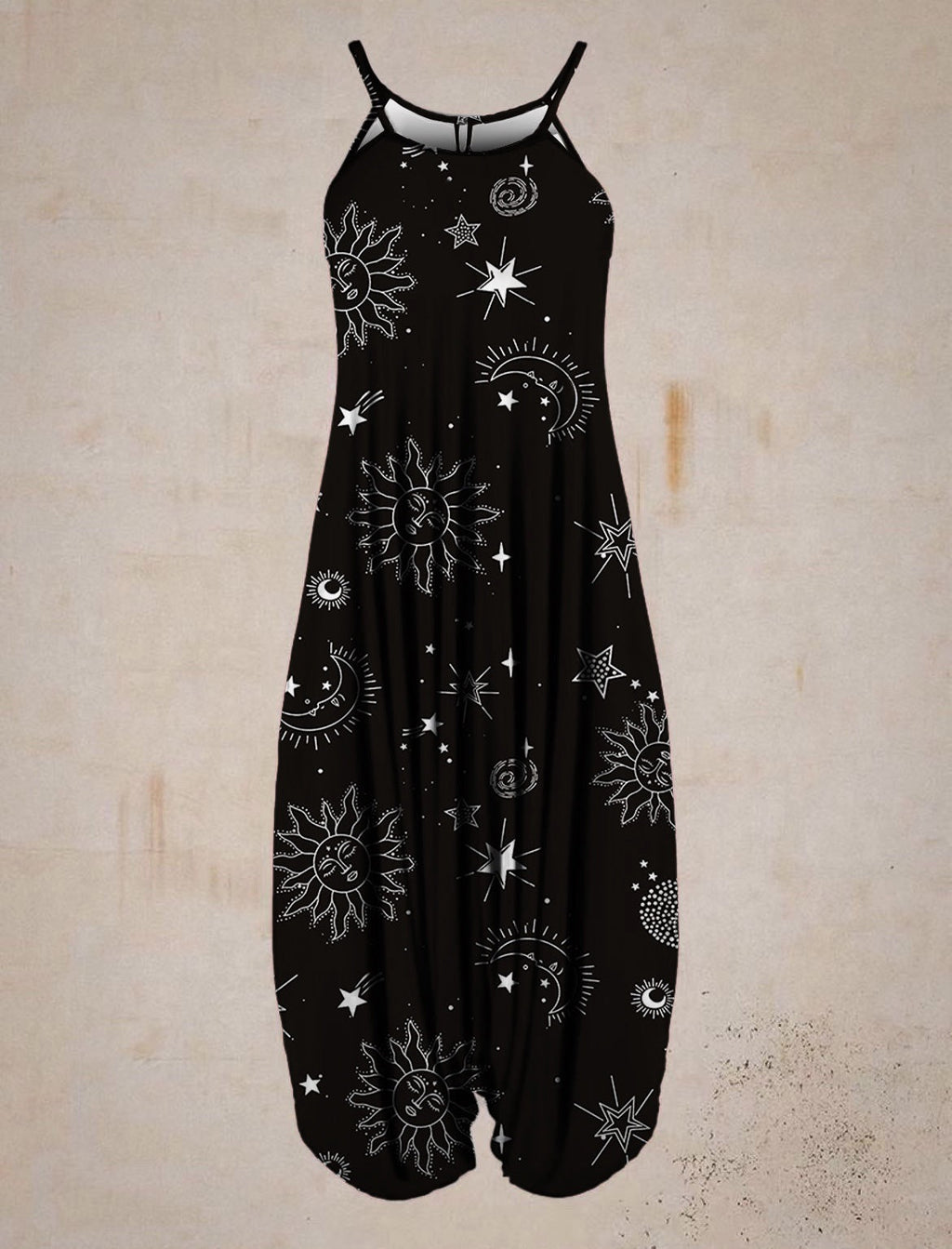 Damen Jumpsuit mit astrologischem Print Shopnory