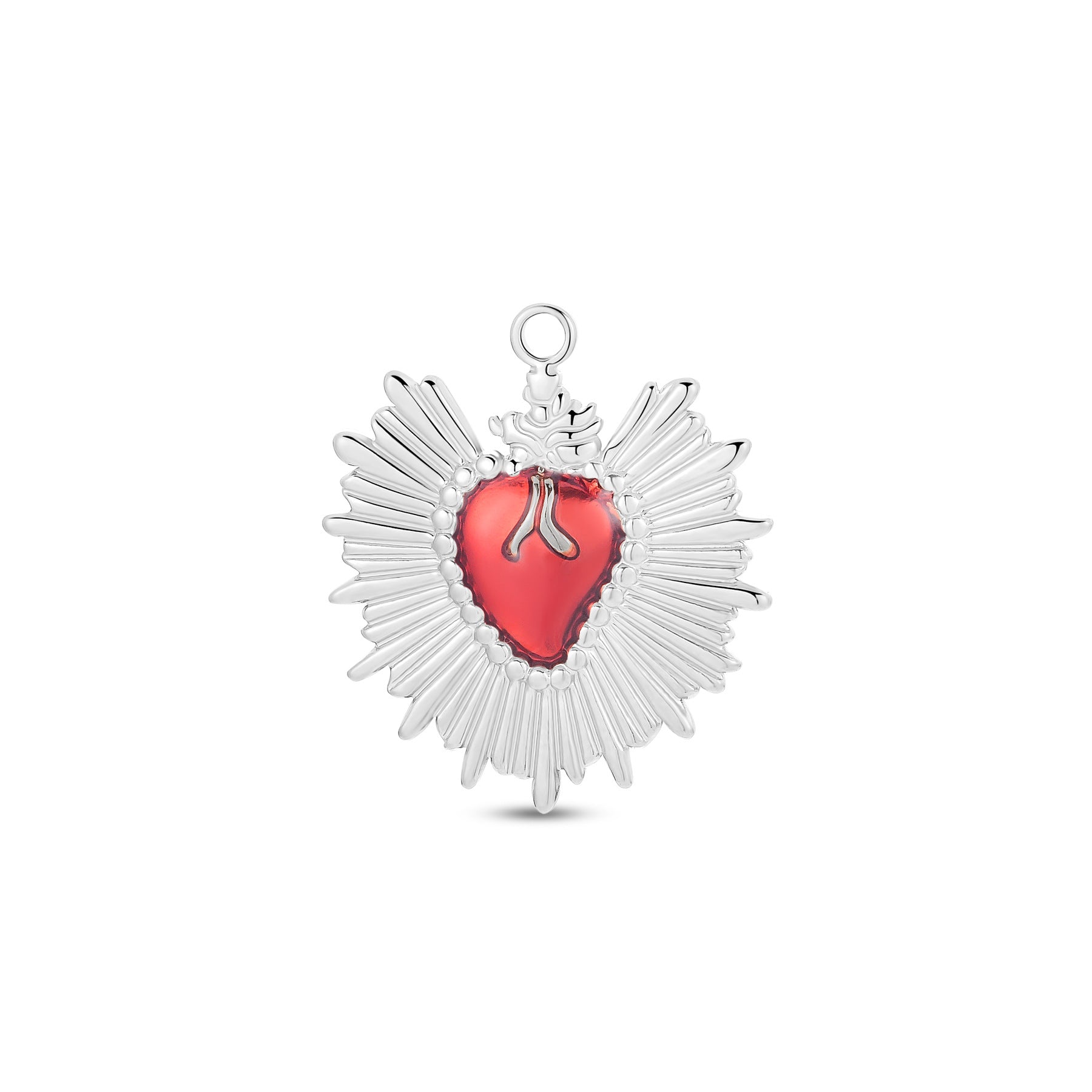 Damen Geschenk Anhänger in Herzform mit strahlendem Goldrahmen Shop Nory