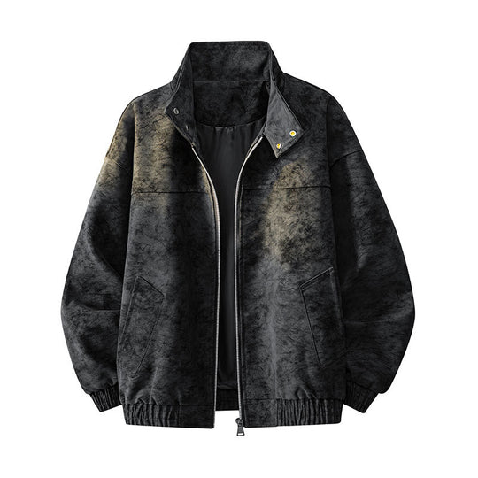 Herren Lässige Outdoor-Jacke mit hohen Kragen und praktischen Taschen Shop Nory