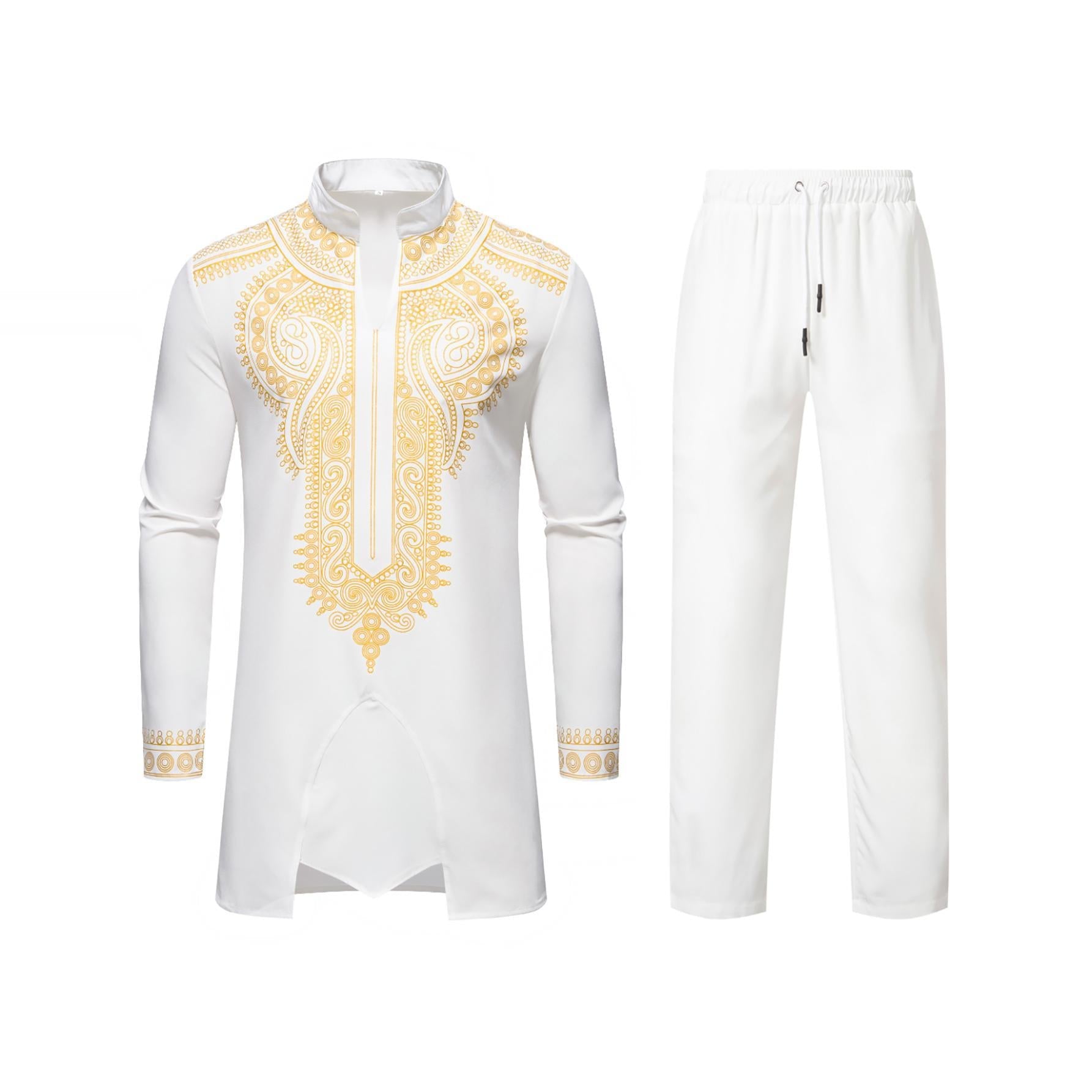 Herren Traditionelles Kaftan-Outfit mit einzigartiger Stickerei