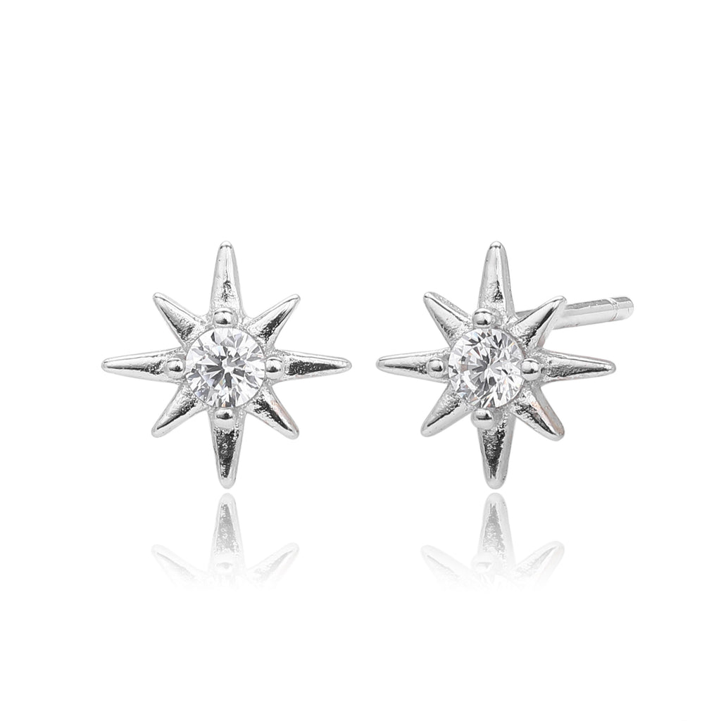 Damen Ohrstecker mit strahlendem Sternendesign Shop Nory