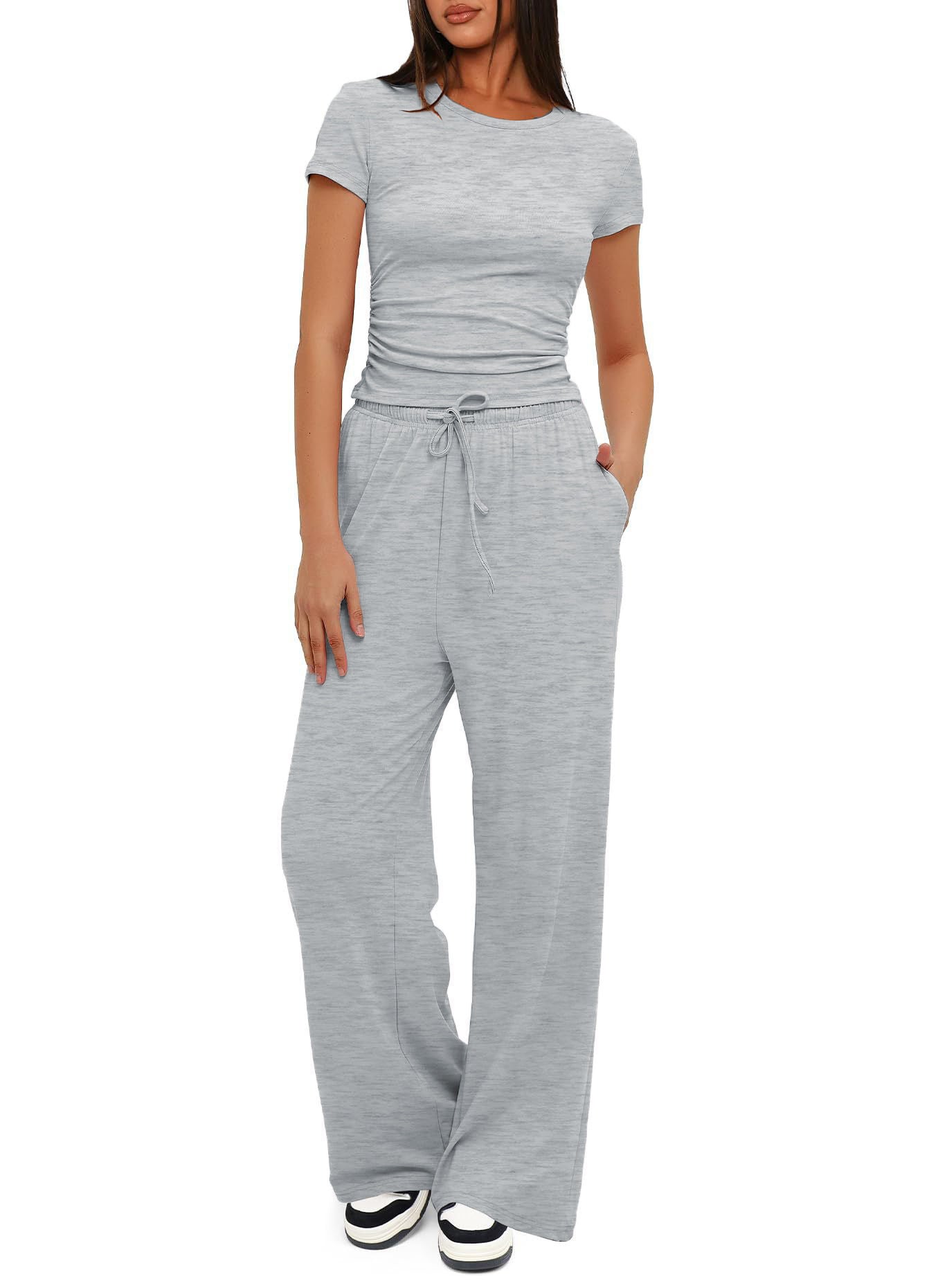 Damen Bequemes Lounge-Outfit mit elastischem Bund und weitem Schnitt