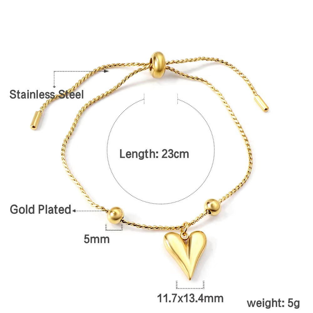 Damen Herzförmige Edelstahl Ohrstecker Shop Nory 1783008980