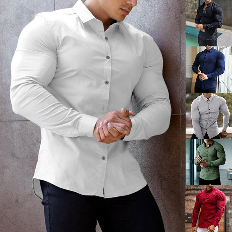 Herren Elegantes Hemd mit körpernahem Schnitt