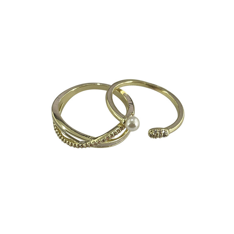 Damenring mit elegantem Wellenmuster und zeitlosem Design Shop Nory