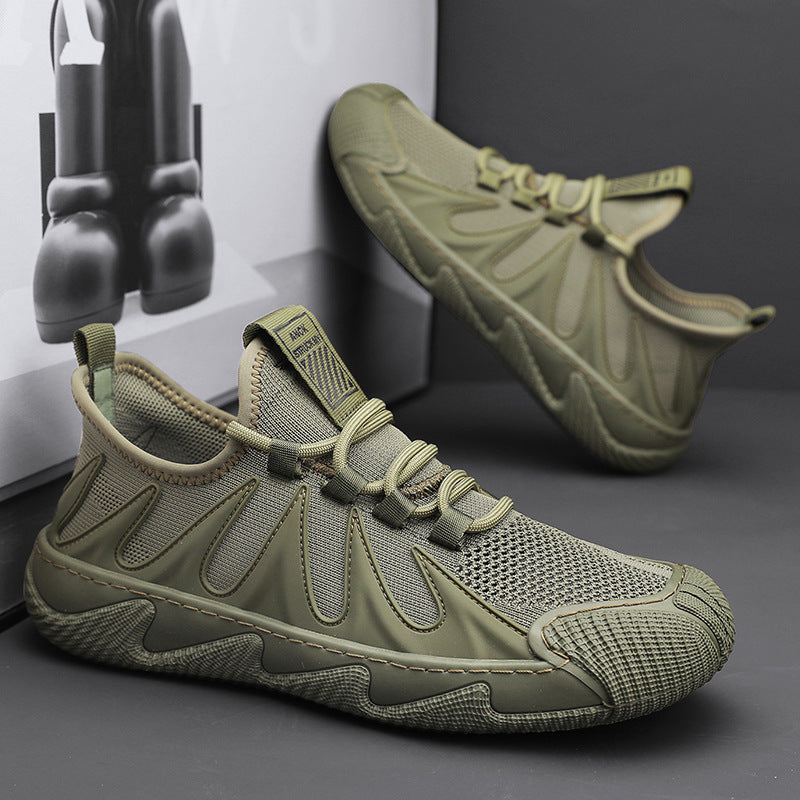 Herren atmungsaktive Strick‑Sneaker mit verstärkter Zehenkappe, gepolstertem Komfortfußbett und griffiger Gummilaufsohle Shop Nory