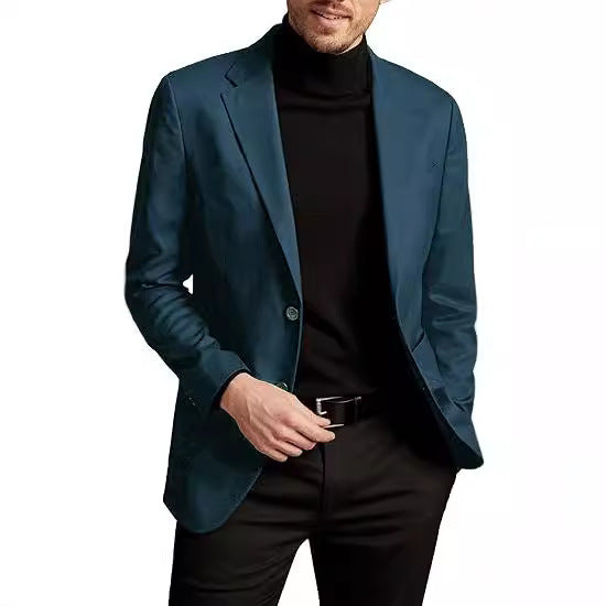 Herren eleganter Sakko mit modernem Schnitt und maßgeschneiderter Passform