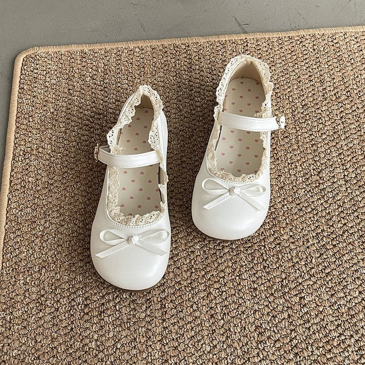 Damen Mary Jane Schuhe mit Rüschendetail und komfortablem Innenfutter