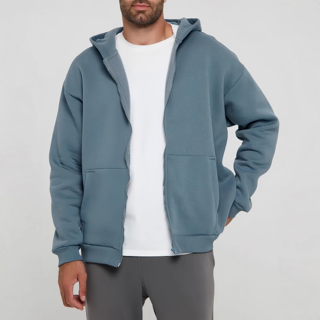 Herren Bequeme Kapuzenjacke
