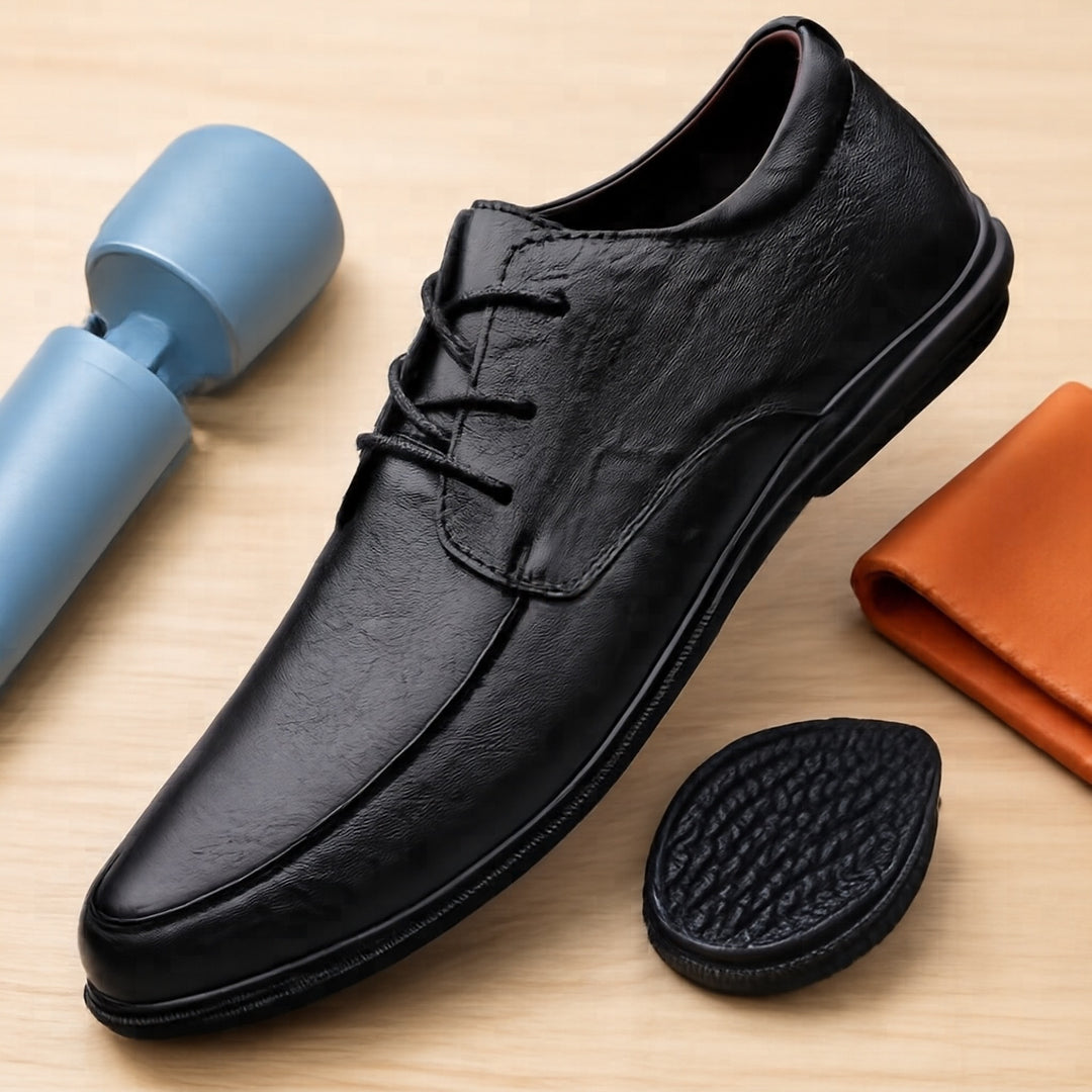 Herren Elegante Lederschnürschuhe Shop Nory