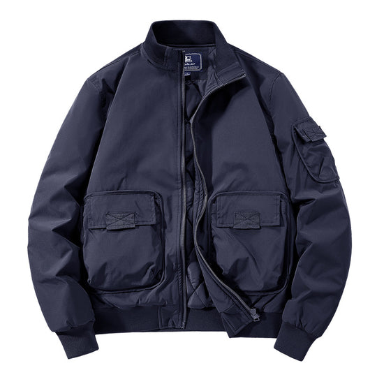 Herren Modische Bomberjacke mit zahlreichen Taschen Shop Nory