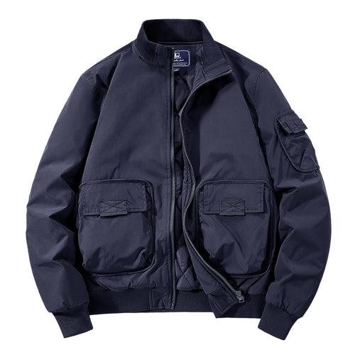 Herren Modische Bomberjacke mit zahlreichen Taschen Shop Nory
