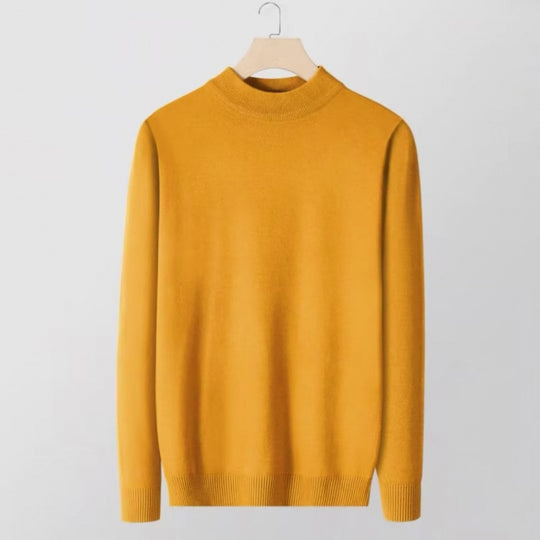 Damen Feinstrick-Stehkragenpullover aus Baumwollmix mit gerippten Bündchen Shop Nory