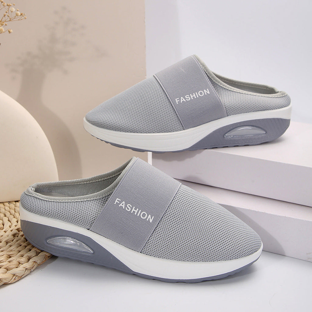 Damen Bequeme Slip-On Clogs mit atmungsaktiver Mesh-Oberfläche und flexibler Sohle