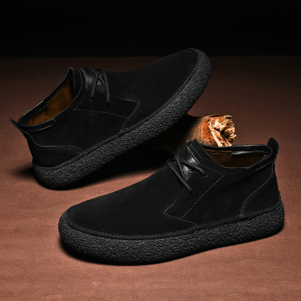 Herren Bequeme Chukka-Stiefel mit rutschfester Sohle und atmungsaktivem Design Shopnory