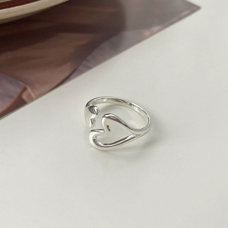 Damenring mit verspieltem Herzdesign Shop Nory