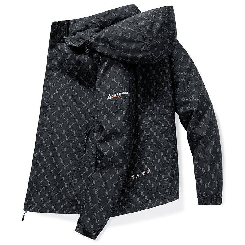 Damen Modische Wasserdichte Funktionsjacke mit Kapuze Shop Nory