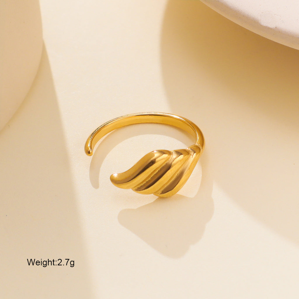 Damen Schmuckring mit elegantem Wellen-Design Shop Nory