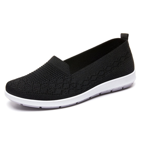 Damen nan nahtloser Strick-Slipper mit elastischem Einstieg und dämpfender EVA-Laufsohle Shop Nory
