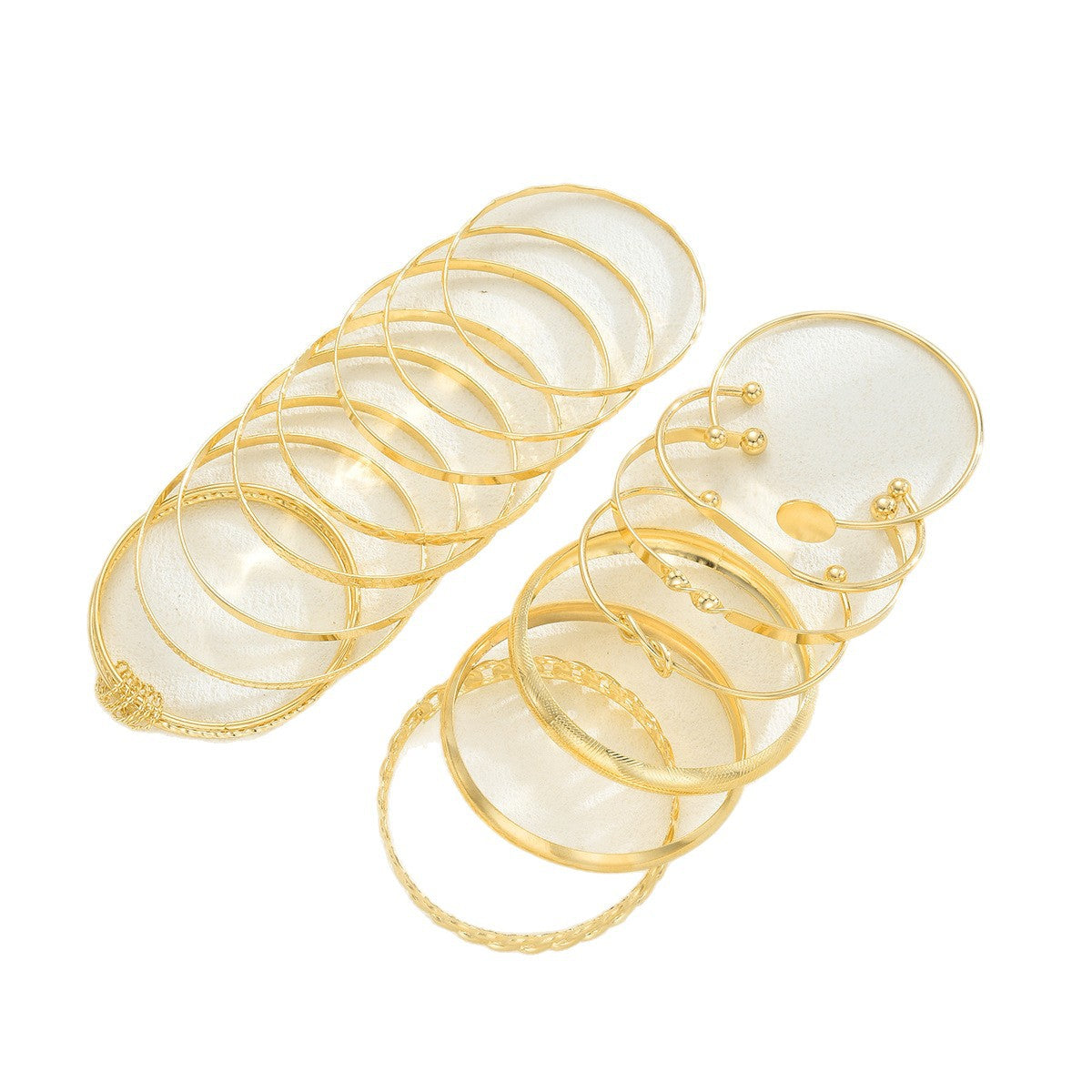 Damen Buntes Armreif-Set mit variierenden Stilen und eleganten Designs Shop Nory