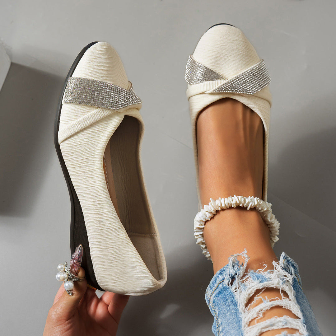 Damen Komfortable Wedge-Pantoletten mit elegantem Krokodilleder-Design