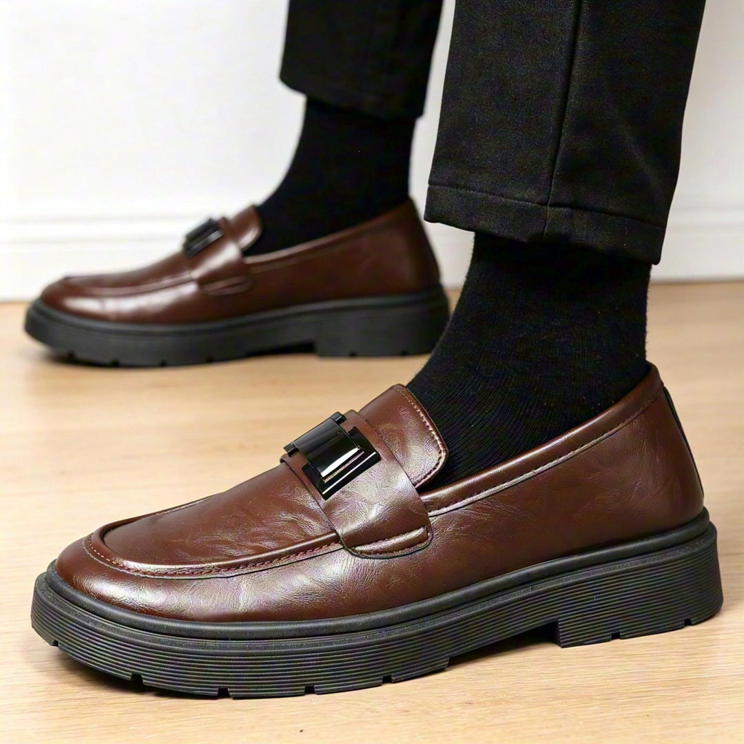 Herren Modische Leder Mokassins Shop Nory