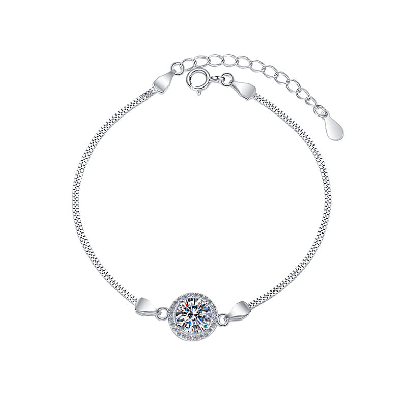 Damenarmband mit funkelndem Zirkonia und filigranem Design Shop Nory