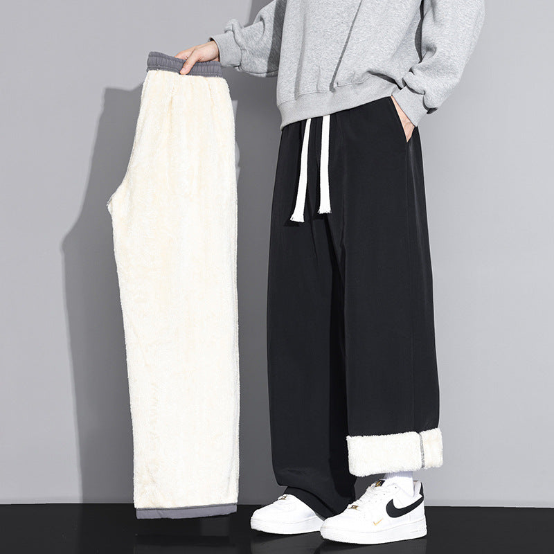 Herren Modische Relaxed Fit Fleece-Hose