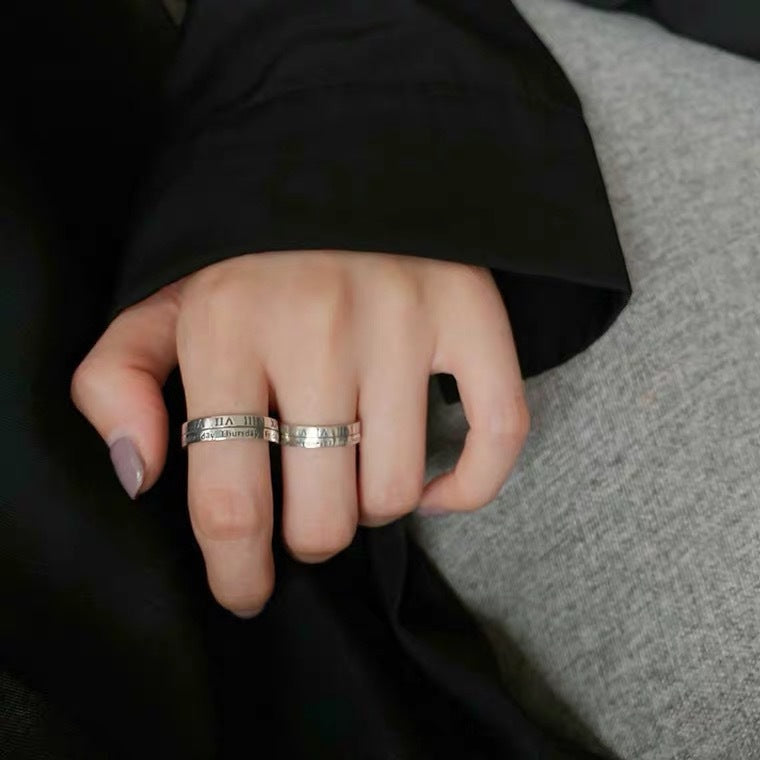 Damen eleganter und minimalistischer Silberschmuckring Shop Nory