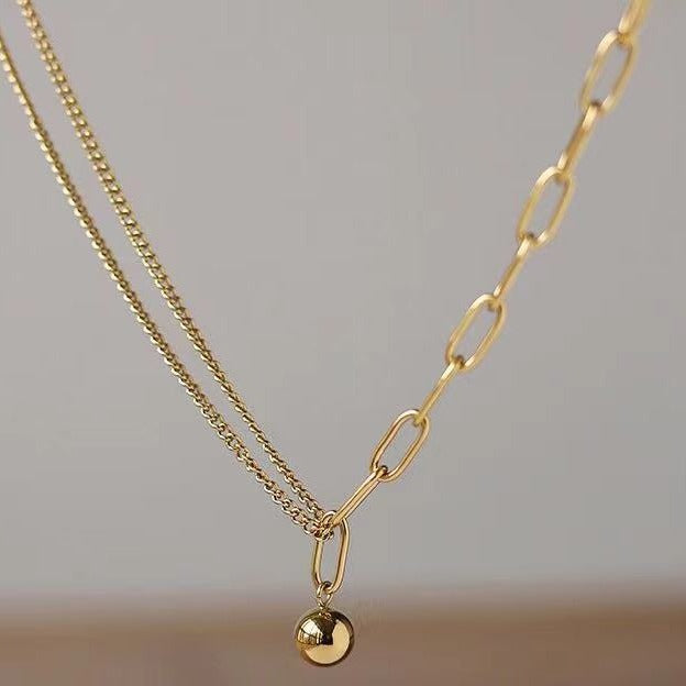 Damen zarte goldene Kettenknöchelband mit Charm Shop Nory