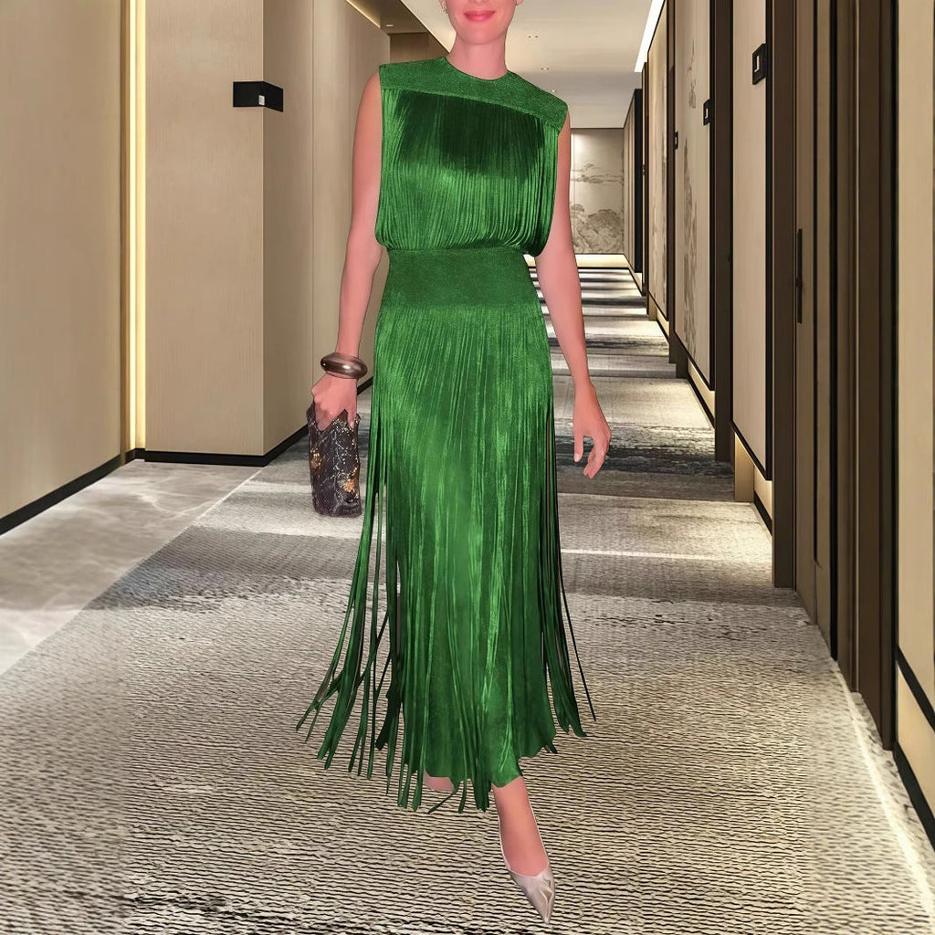 Damen Elegantes Abendkleid mit schwingendem Saum