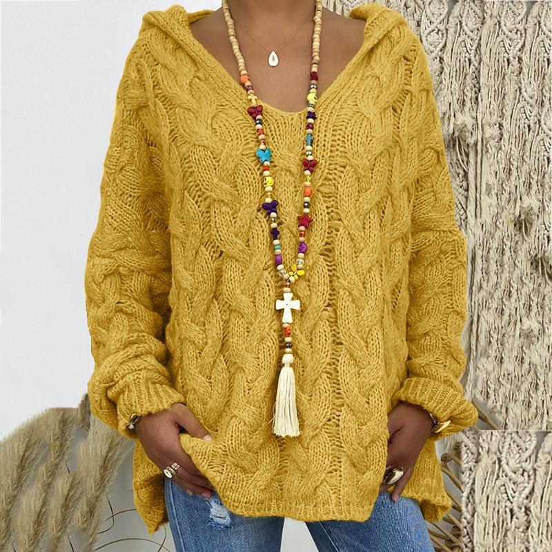 Gestrickter Hoodie