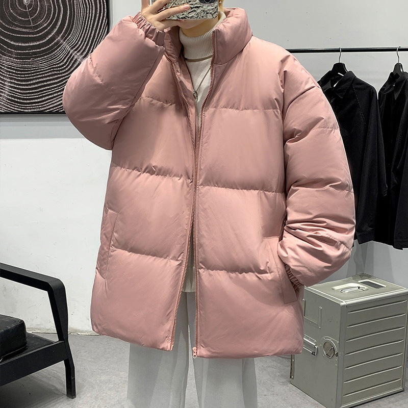 Damen Gepolsterte Oversize-Steppjacke mit hohem Stehkragen und geradem Schnitt Shop Nory