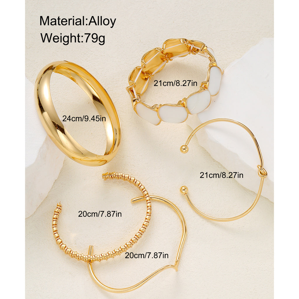 Damen Armreif-Set mit eleganten Designs und einzigartigen Materialien Shop Nory