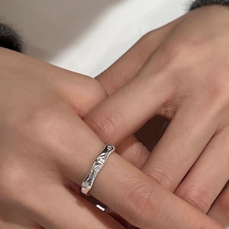 Damen filigraner Ring mit kunstvollem Pflanzenmuster Shop Nory