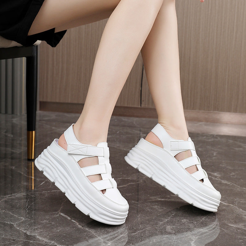 Damen luftige Plateau Sandalen Shopnory