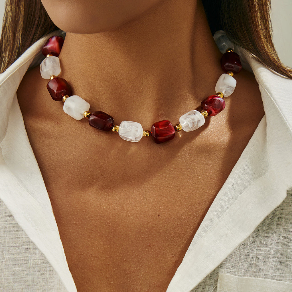 Damen Chunky Halskette aus hochwertigem Kaschmir Shop Nory