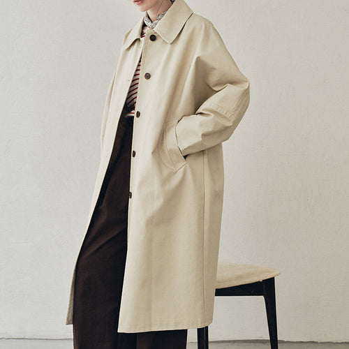 Damen Lange Trenchcoat Shop Nory