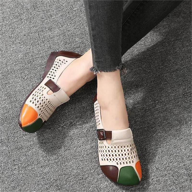 Luftige Damensandalen mit Schnalle – Zoë
