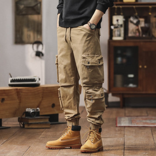 Herren Cargohose mit multifunktionalen Pattentaschen und elastischem Saum Shop Nory