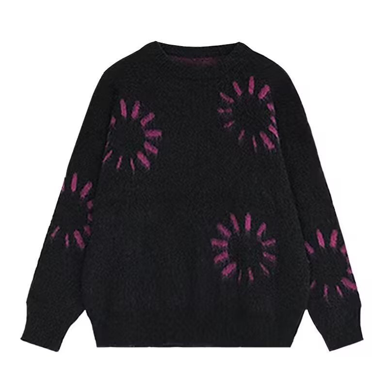 Unisex Grobstrickpullover mit grafischem Muster Shop Nory