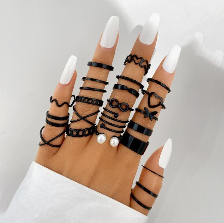 Damen Ring-Set mit elegantem und kreativem Design Shop Nory