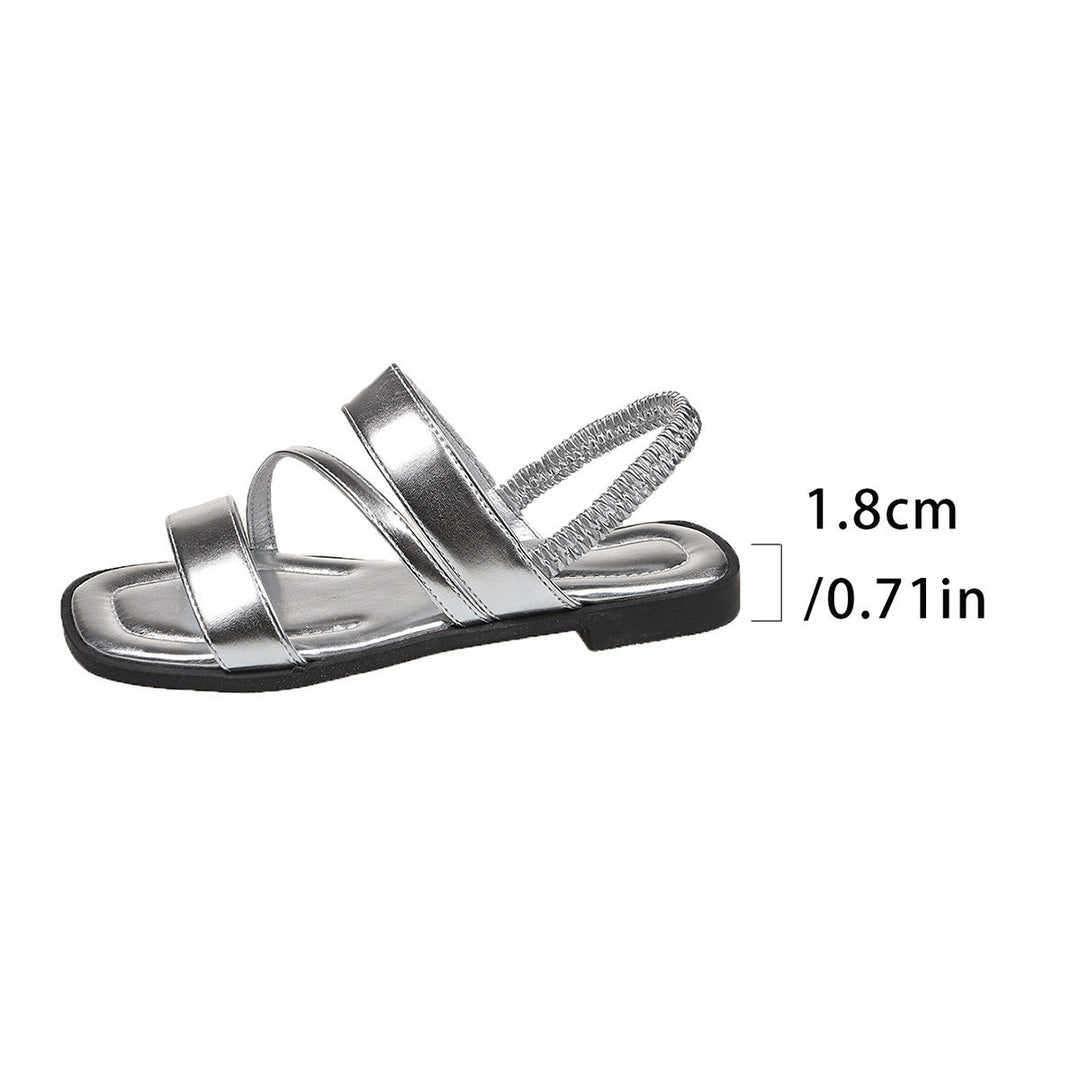 Damen Komfortable Riemchen-Sandalen mit gepolsterter Fußbettgestaltung