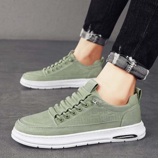 Herren Leichte Sneaker mit niedrigem Schnitt, geprägtem Muster, luftgepolsterter Sohle und gepolstertem Einstieg Shopy Nory