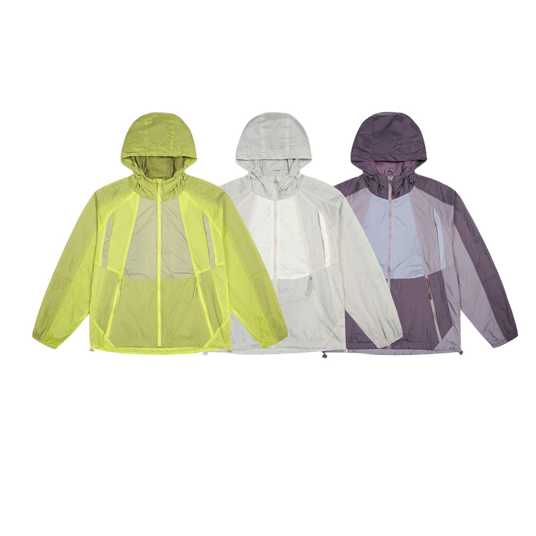 Unisex Leichte Kapuzen-Windjacke mit Mesh-Futter und Kordelzug Shop Nory