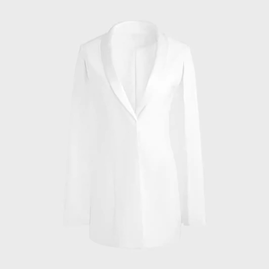 Damen Kurzes Cape-Minikleid mit tiefem V‑Ausschnitt und offenem Arm‑Cape Shop Nory