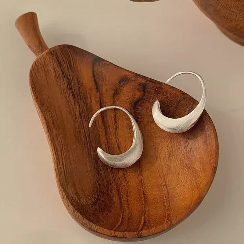 Damen Ohrringe mit modernem Monddesign Shop Nory